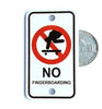 no fingerboarding sign