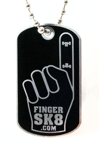 FINGERSK8 - Fingerboard Dog Tag
